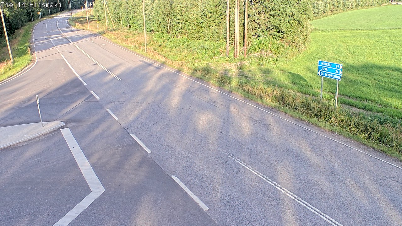 Kelikamerat Kuva Tie 14 Rantasalmi, Hiismäki, Rantasalmi, Etelä-Savo