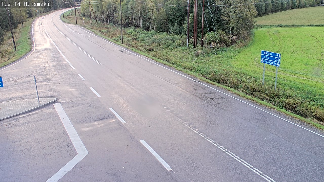 Kelikamerat Kuva Tie 14 Rantasalmi, Hiismäki, Rantasalmi, Etelä-Savo