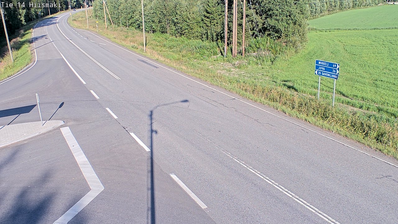 Kelikamerat Kuva Tie 14 Rantasalmi, Hiismäki, Rantasalmi, Etelä-Savo