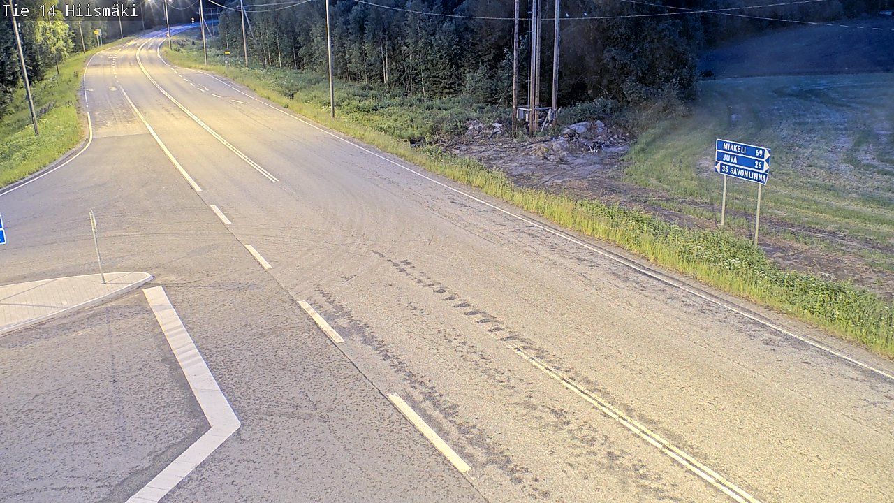 Kelikamerat Kuva Tie 14 Rantasalmi, Hiismäki, Rantasalmi, Etelä-Savo