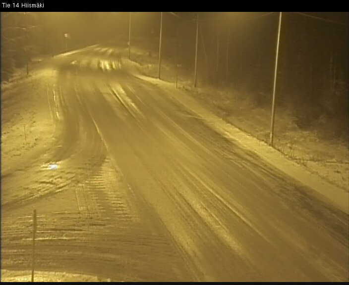 Weather Camera Image Väg 14 Rantasalmi, Hiismäki, Rantasalmi, Etelä-Savo