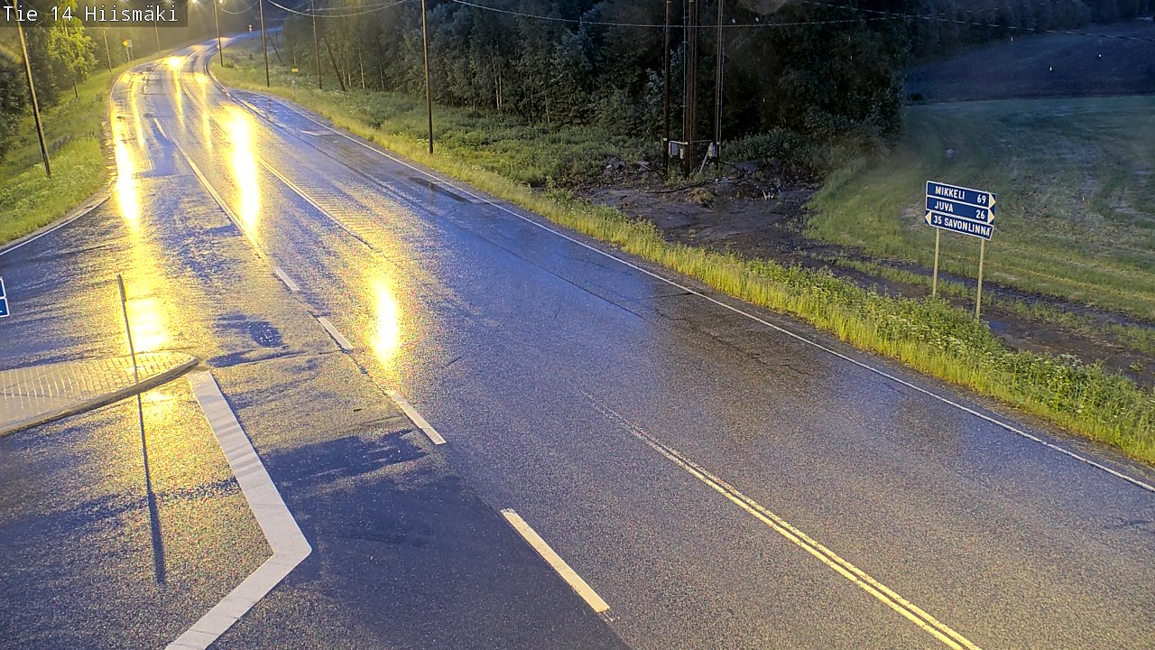 Kelikamerat Kuva Tie 14 Rantasalmi, Hiismäki, Rantasalmi, Etelä-Savo