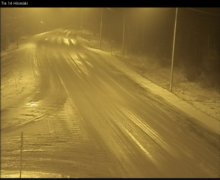 Weather Camera Image Väg 14 Rantasalmi, Hiismäki, Rantasalmi, Etelä-Savo