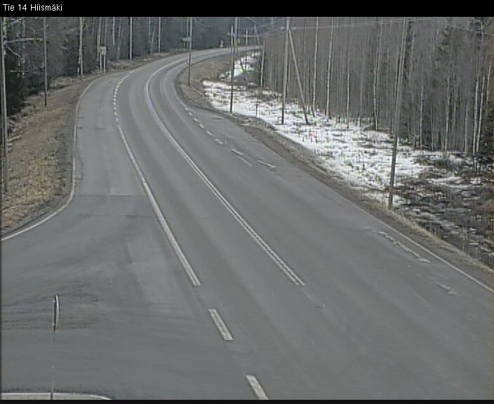 Weather Camera Image Road 14 Rantasalmi, Hiismäki, Rantasalmi, Etelä-Savo