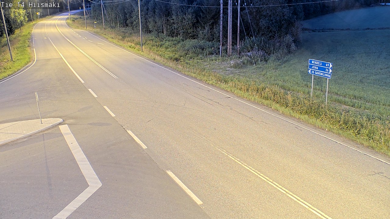 Kelikamerat Kuva Tie 14 Rantasalmi, Hiismäki, Rantasalmi, Etelä-Savo