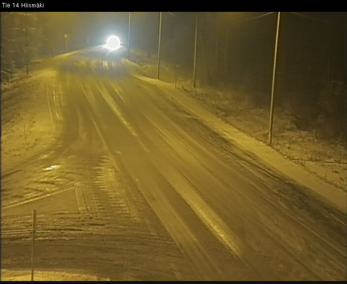 Weather Camera Image Väg 14 Rantasalmi, Hiismäki, Rantasalmi, Etelä-Savo