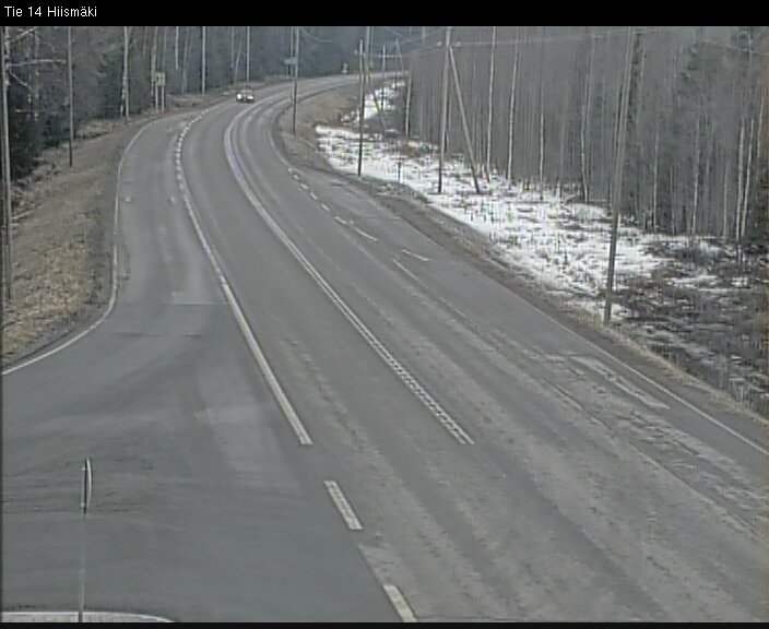 Weather Camera Image Road 14 Rantasalmi, Hiismäki, Rantasalmi, Etelä-Savo
