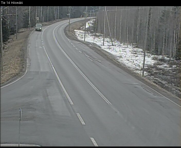 Weather Camera Image Väg 14 Rantasalmi, Hiismäki, Rantasalmi, Etelä-Savo