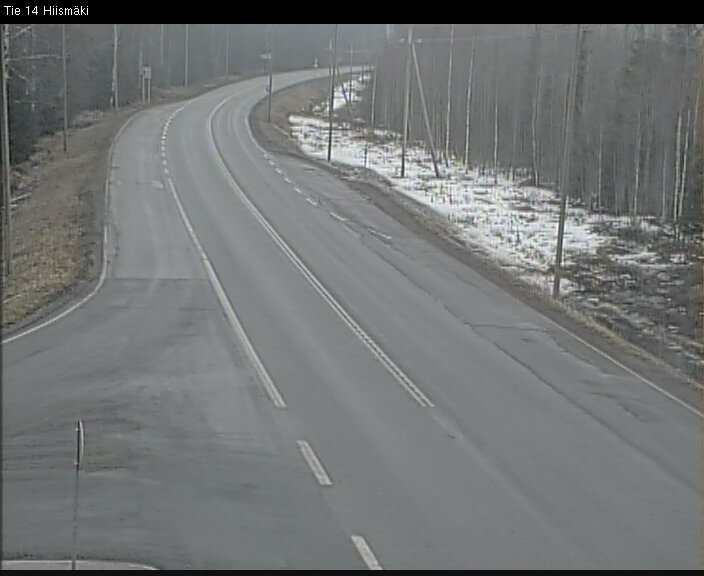 Weather Camera Image Väg 14 Rantasalmi, Hiismäki, Rantasalmi, Etelä-Savo