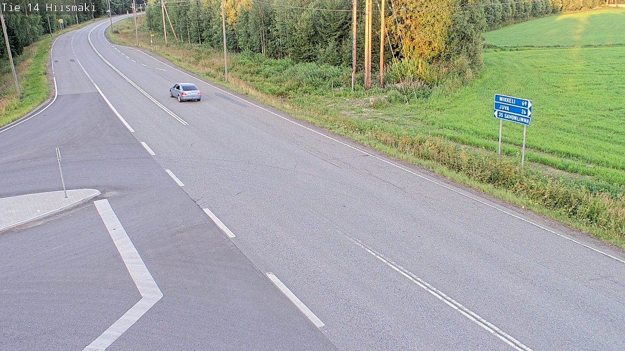 Kelikamerat Kuva Tie 14 Rantasalmi, Hiismäki, Rantasalmi, Etelä-Savo