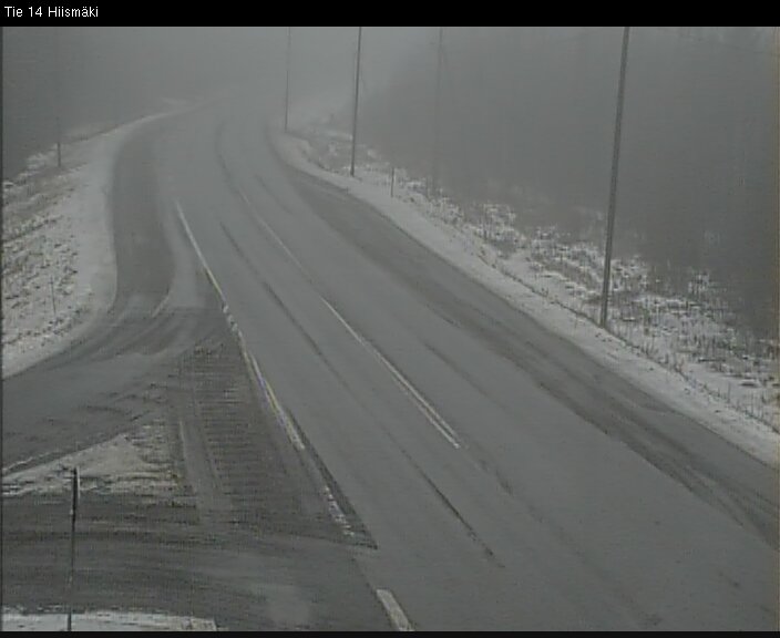 Weather Camera Image Väg 14 Rantasalmi, Hiismäki, Rantasalmi, Etelä-Savo