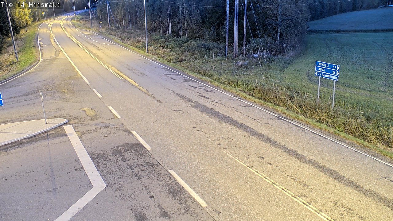Kelikamerat Kuva Tie 14 Rantasalmi, Hiismäki, Rantasalmi, Etelä-Savo