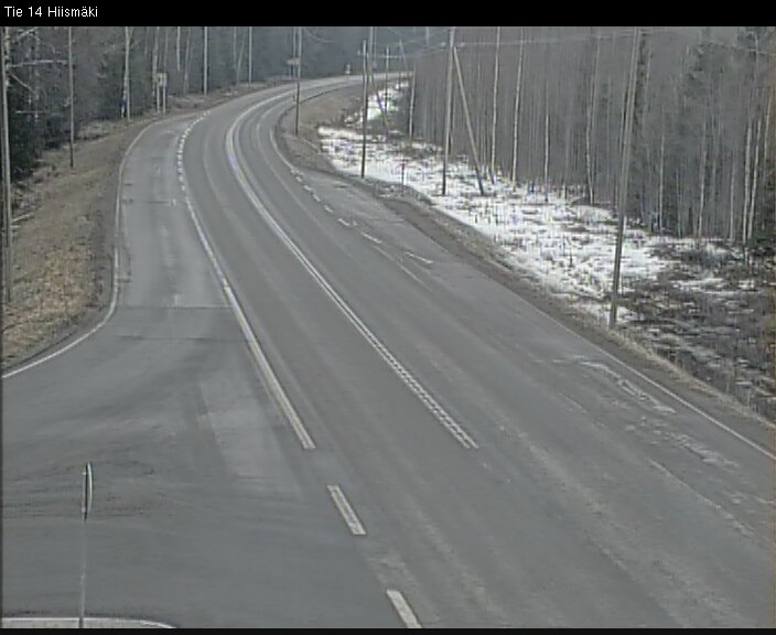 Weather Camera Image Road 14 Rantasalmi, Hiismäki, Rantasalmi, Etelä-Savo