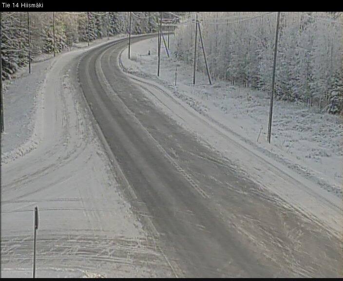 Weather Camera Image Road 14 Rantasalmi, Hiismäki, Rantasalmi, Etelä-Savo