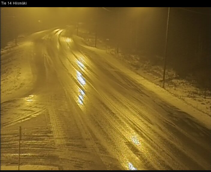 Weather Camera Image Väg 14 Rantasalmi, Hiismäki, Rantasalmi, Etelä-Savo