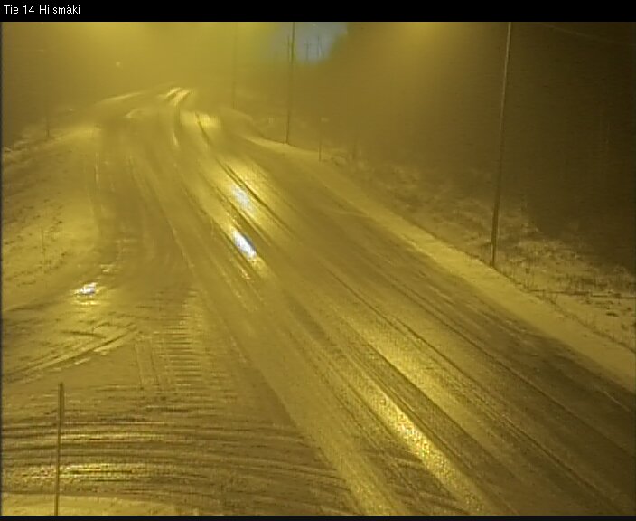 Weather Camera Image Väg 14 Rantasalmi, Hiismäki, Rantasalmi, Etelä-Savo