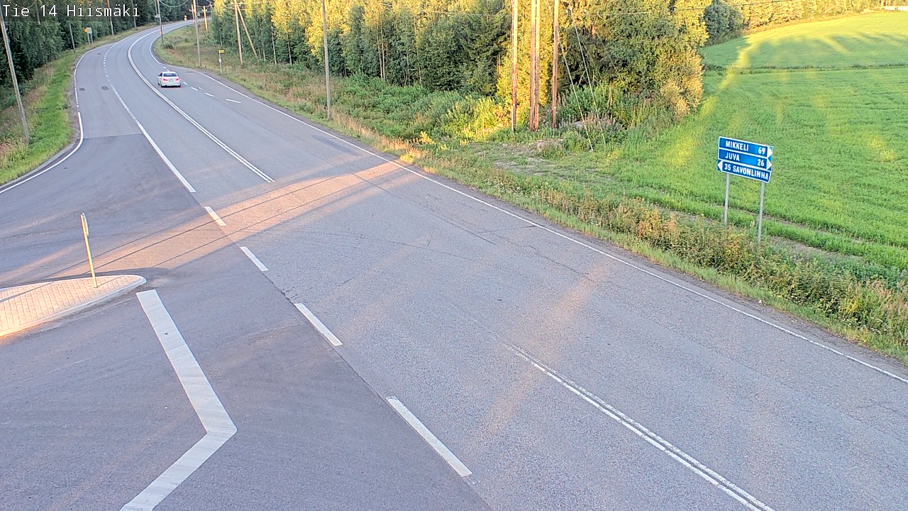 Kelikamerat Kuva Tie 14 Rantasalmi, Hiismäki, Rantasalmi, Etelä-Savo