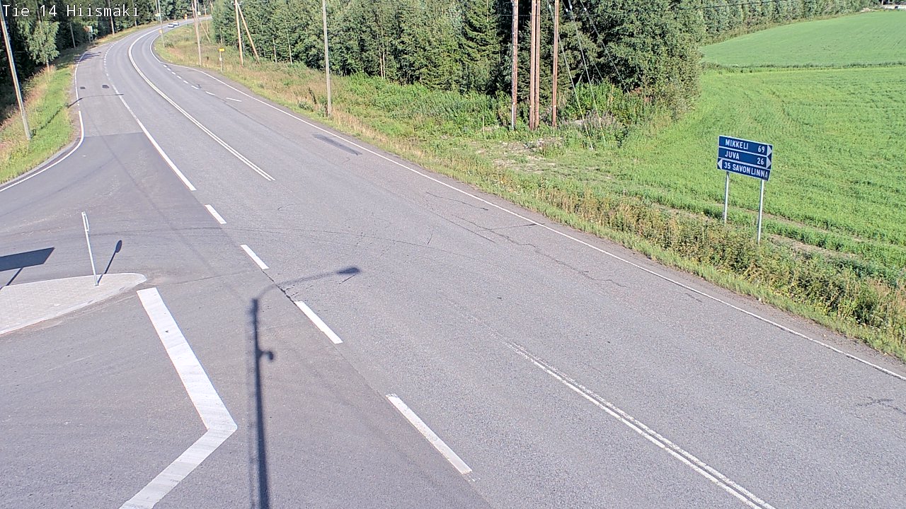 Kelikamerat Kuva Tie 14 Rantasalmi, Hiismäki, Rantasalmi, Etelä-Savo
