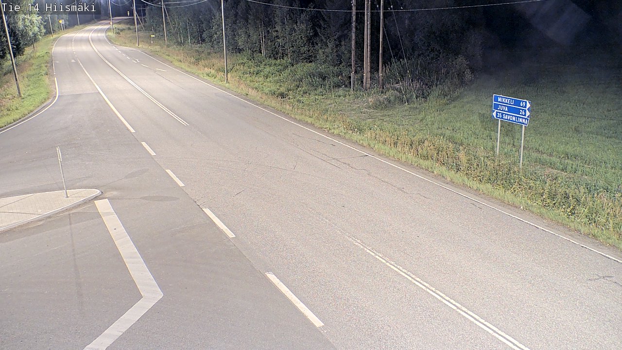 Kelikamerat Kuva Tie 14 Rantasalmi, Hiismäki, Rantasalmi, Etelä-Savo