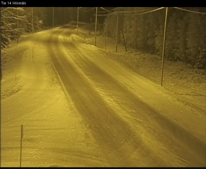 Weather Camera Image Väg 14 Rantasalmi, Hiismäki, Rantasalmi, Etelä-Savo
