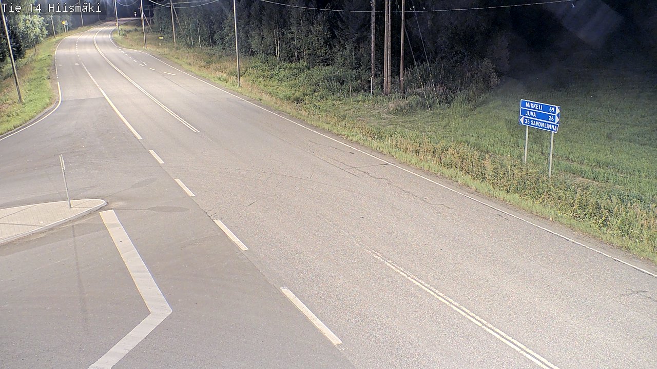 Kelikamerat Kuva Tie 14 Rantasalmi, Hiismäki, Rantasalmi, Etelä-Savo