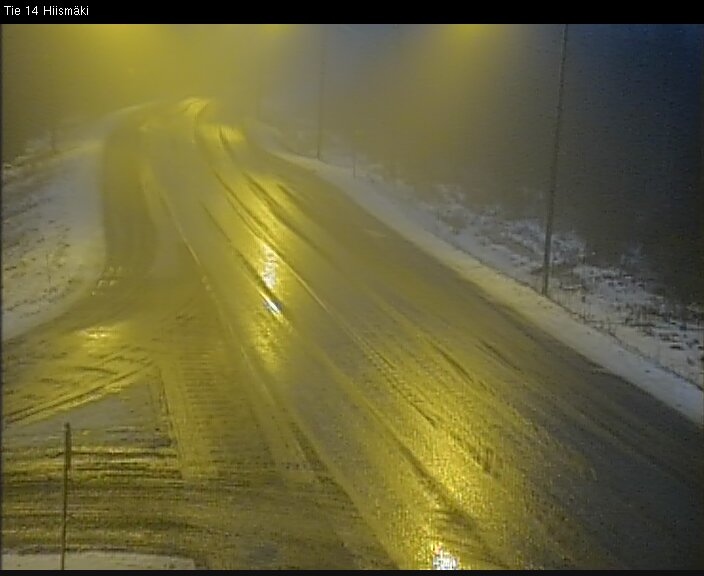 Weather Camera Image Väg 14 Rantasalmi, Hiismäki, Rantasalmi, Etelä-Savo
