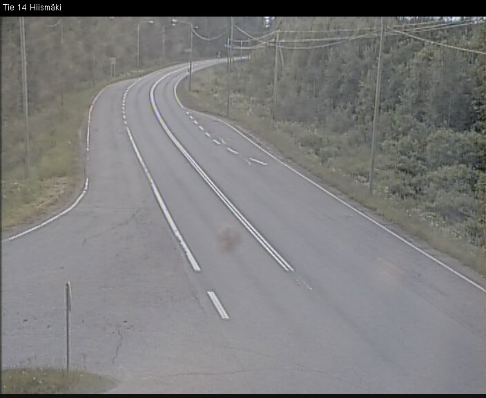 Weather Camera Image Road 14 Rantasalmi, Hiismäki, Rantasalmi, Etelä-Savo