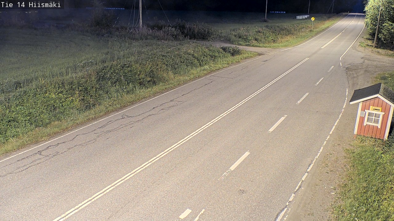 Weather Camera Image Road 14 Rantasalmi, Hiismäki, Rantasalmi, Etelä-Savo