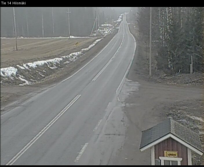 Weather Camera Image Road 14 Rantasalmi, Hiismäki, Rantasalmi, Etelä-Savo