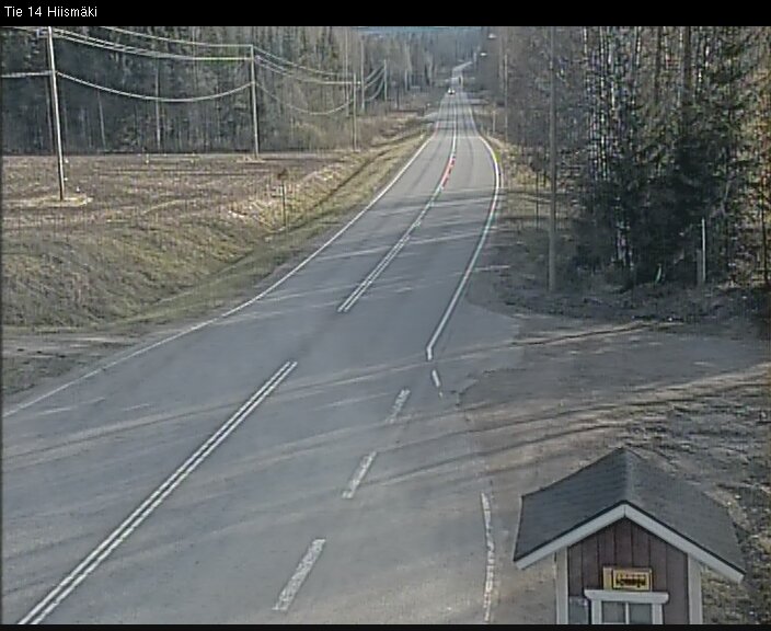 Weather Camera Image Road 14 Rantasalmi, Hiismäki, Rantasalmi, Etelä-Savo