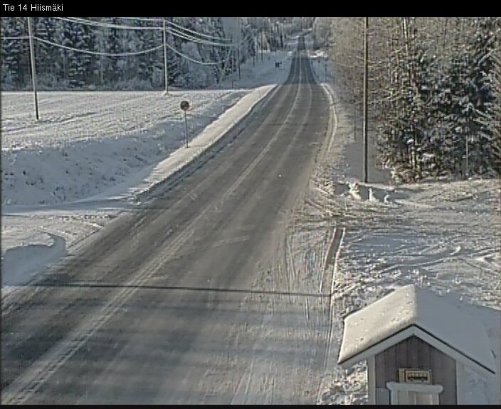 Weather Camera Image Road 14 Rantasalmi, Hiismäki, Rantasalmi, Etelä-Savo