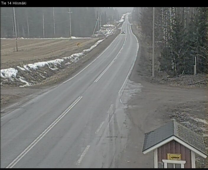 Weather Camera Image Road 14 Rantasalmi, Hiismäki, Rantasalmi, Etelä-Savo
