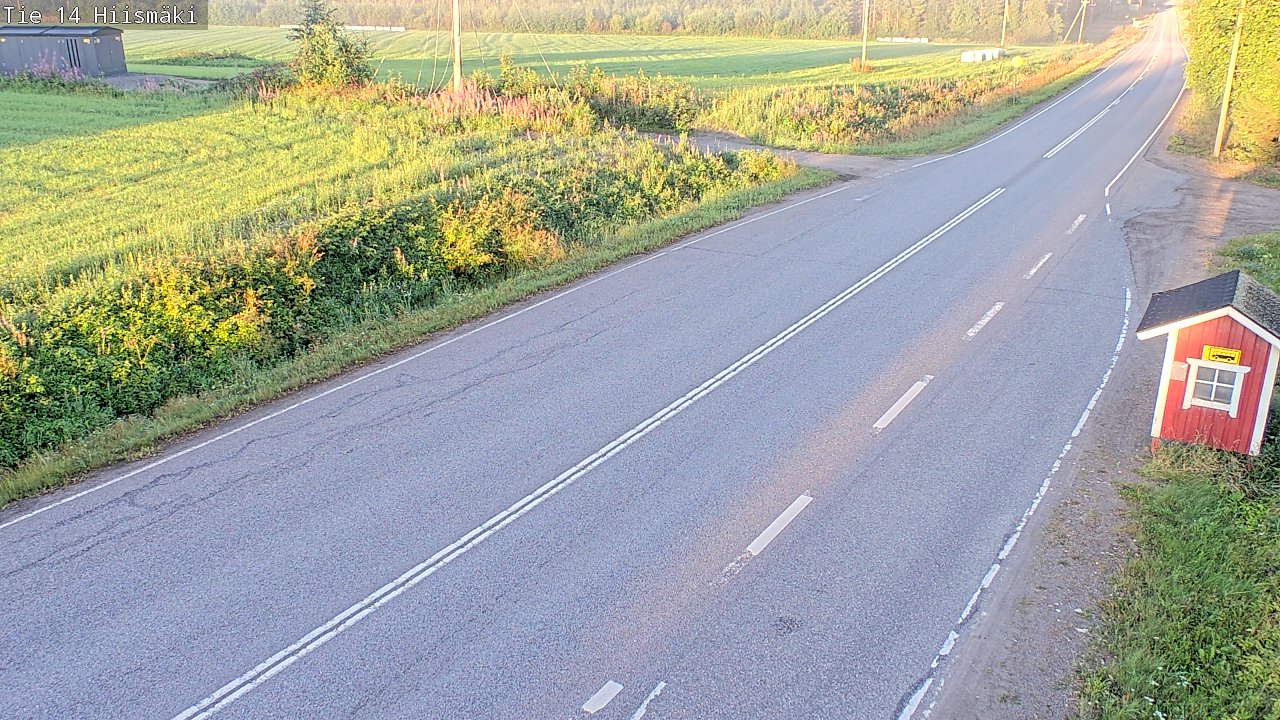 Weather Camera Image Väg 14 Rantasalmi, Hiismäki, Rantasalmi, Etelä-Savo