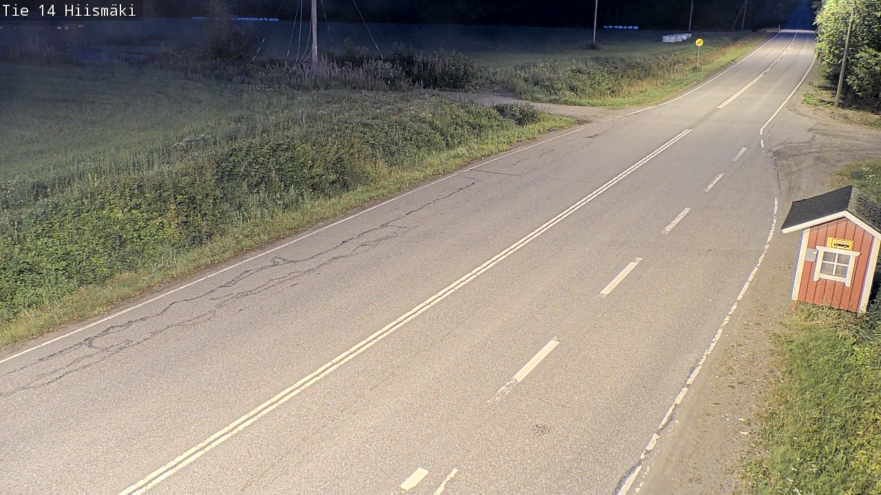 Weather Camera Image Road 14 Rantasalmi, Hiismäki, Rantasalmi, Etelä-Savo
