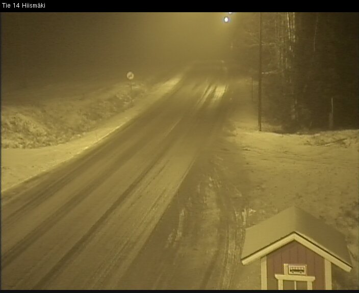 Weather Camera Image Väg 14 Rantasalmi, Hiismäki, Rantasalmi, Etelä-Savo