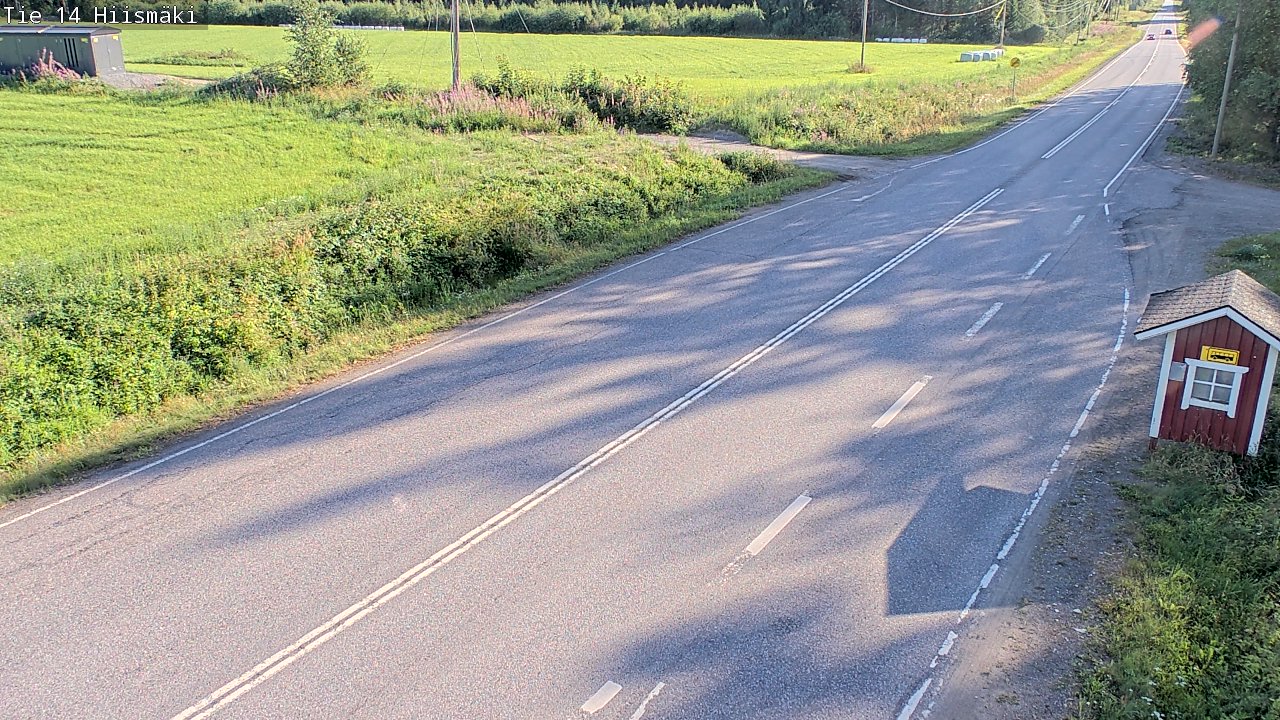 Weather Camera Image Road 14 Rantasalmi, Hiismäki, Rantasalmi, Etelä-Savo