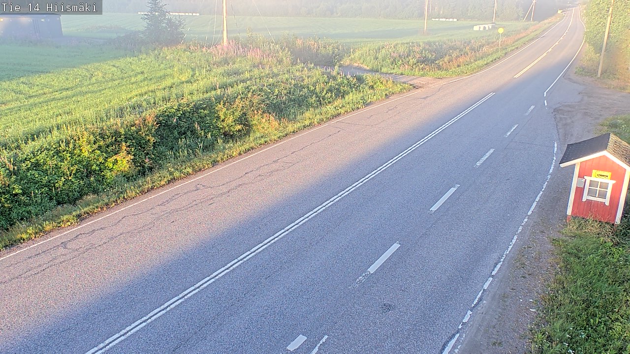 Weather Camera Image Road 14 Rantasalmi, Hiismäki, Rantasalmi, Etelä-Savo