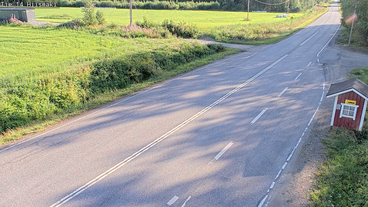 Weather Camera Image Road 14 Rantasalmi, Hiismäki, Rantasalmi, Etelä-Savo