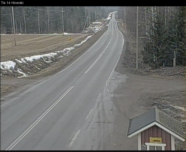 Weather Camera Image Road 14 Rantasalmi, Hiismäki, Rantasalmi, Etelä-Savo