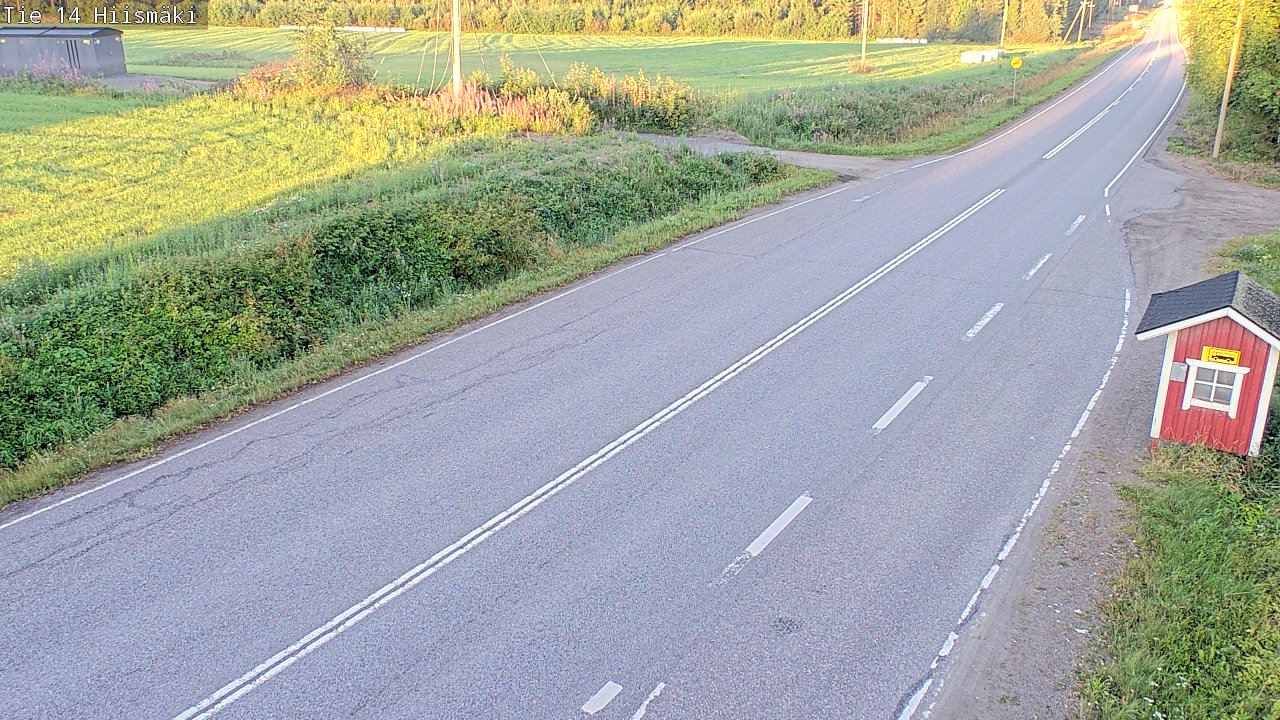Weather Camera Image Road 14 Rantasalmi, Hiismäki, Rantasalmi, Etelä-Savo