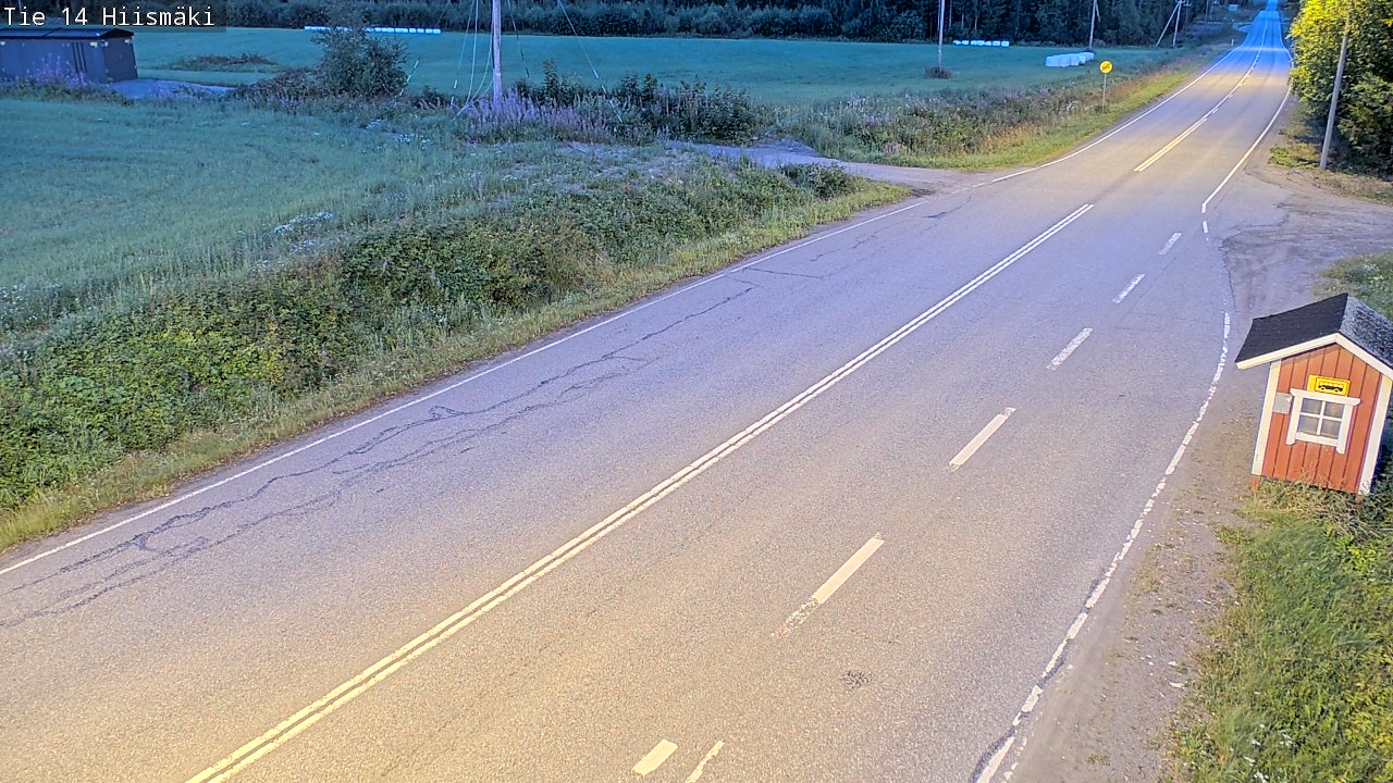 Weather Camera Image Road 14 Rantasalmi, Hiismäki, Rantasalmi, Etelä-Savo