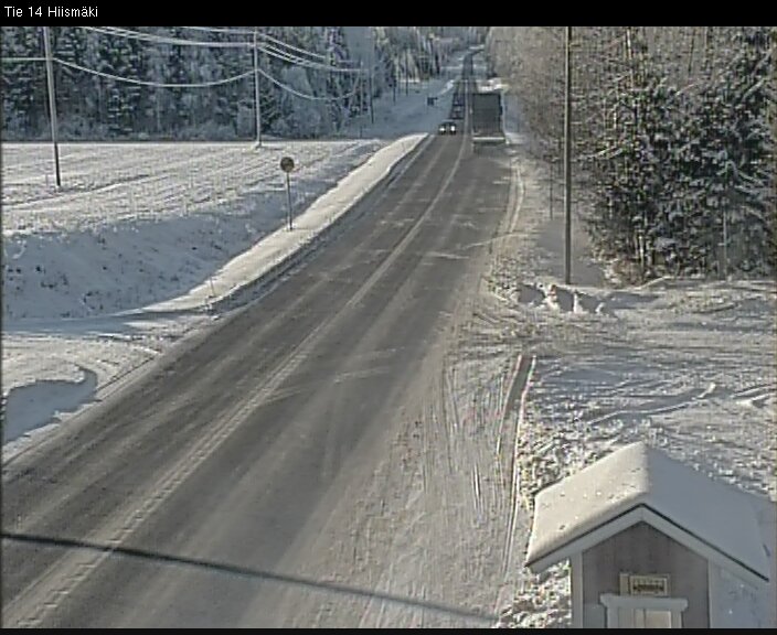 Weather Camera Image Road 14 Rantasalmi, Hiismäki, Rantasalmi, Etelä-Savo