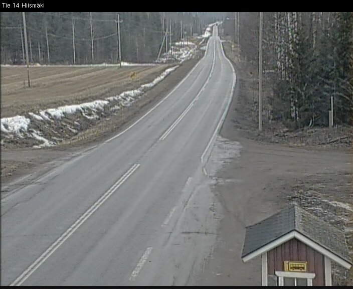 Weather Camera Image Road 14 Rantasalmi, Hiismäki, Rantasalmi, Etelä-Savo