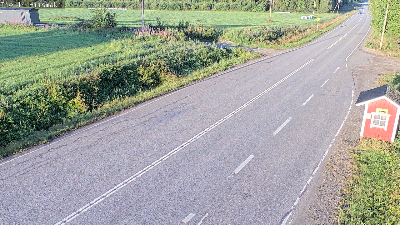 Weather Camera Image Road 14 Rantasalmi, Hiismäki, Rantasalmi, Etelä-Savo