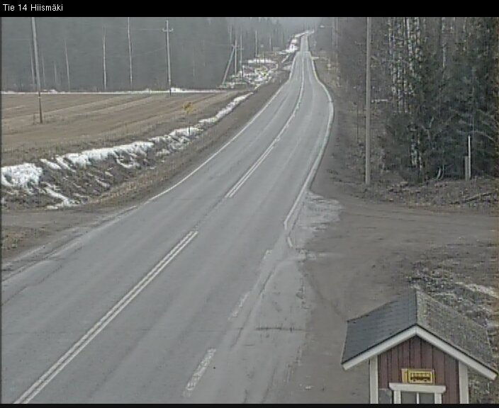 Weather Camera Image Road 14 Rantasalmi, Hiismäki, Rantasalmi, Etelä-Savo