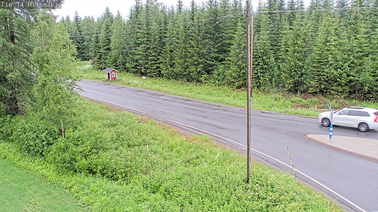 Weather Camera Image Väg 14 Rantasalmi, Hiismäki, Rantasalmi, Etelä-Savo