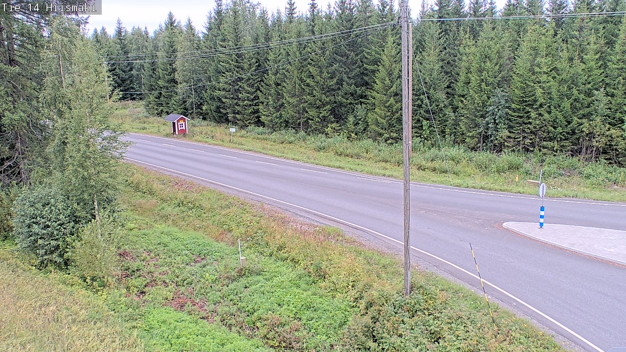 Weather Camera Image Road 14 Rantasalmi, Hiismäki, Rantasalmi, Etelä-Savo