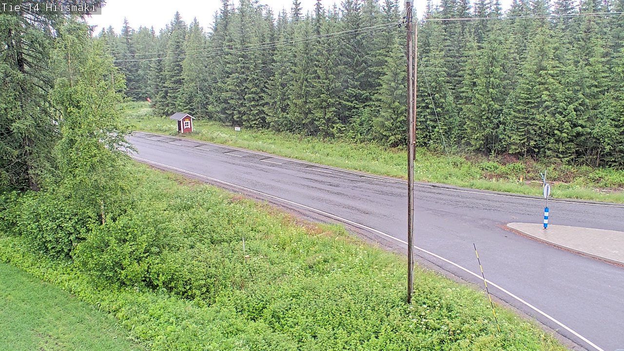 Weather Camera Image Väg 14 Rantasalmi, Hiismäki, Rantasalmi, Etelä-Savo