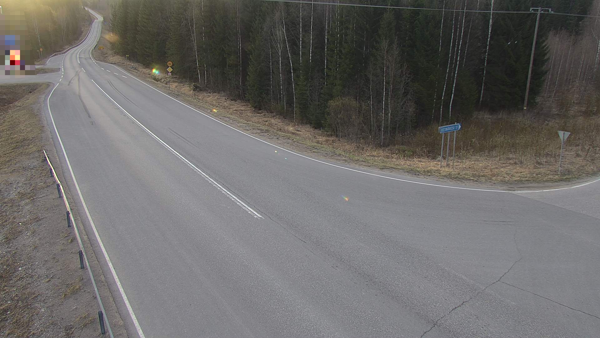 Weather Camera Image Tie 23, Heinävesi, Lamminpää, Heinävesi, Pohjois-Karjala