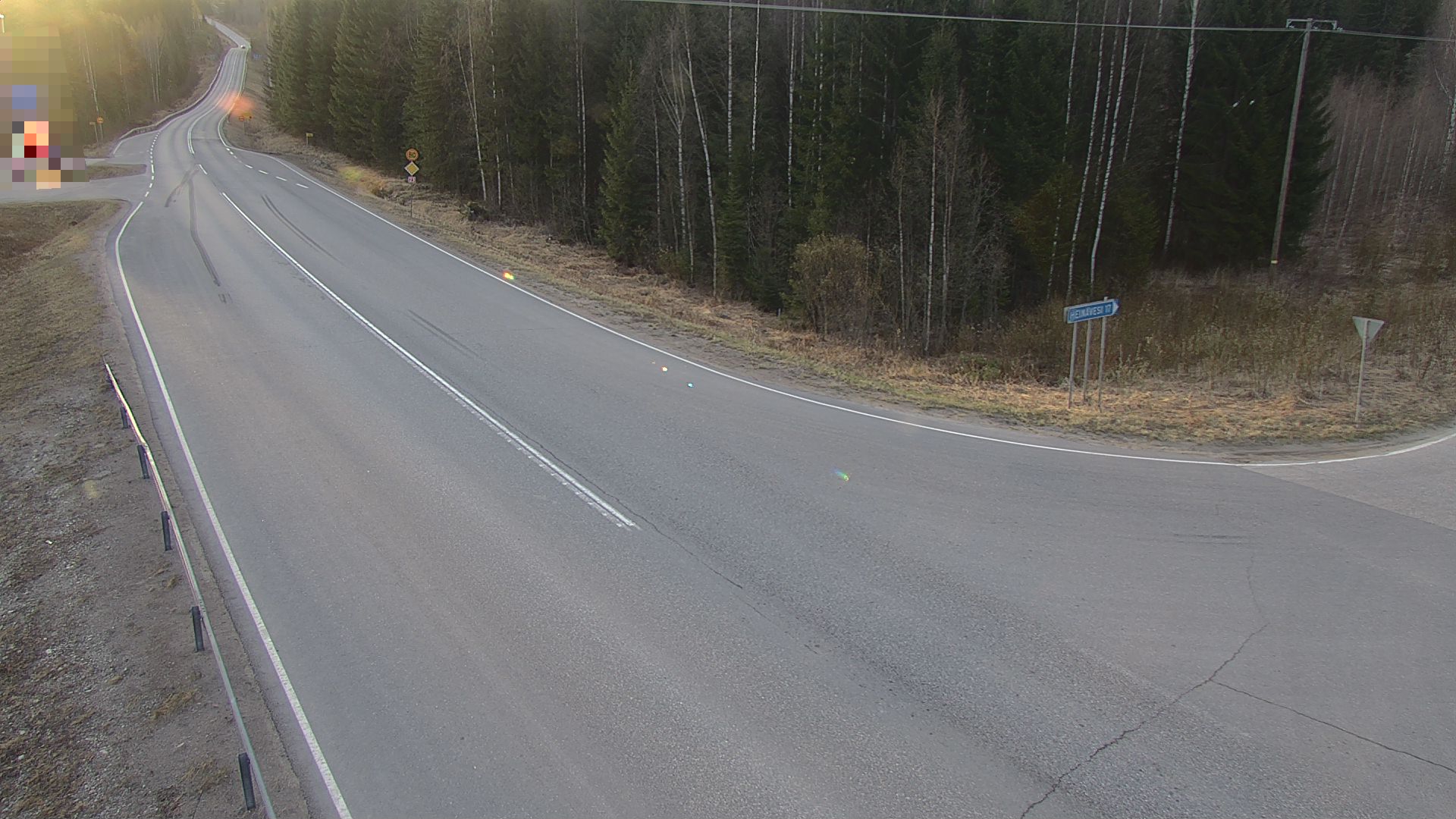 Weather Camera Image Tie 23, Heinävesi, Lamminpää, Heinävesi, Pohjois-Karjala